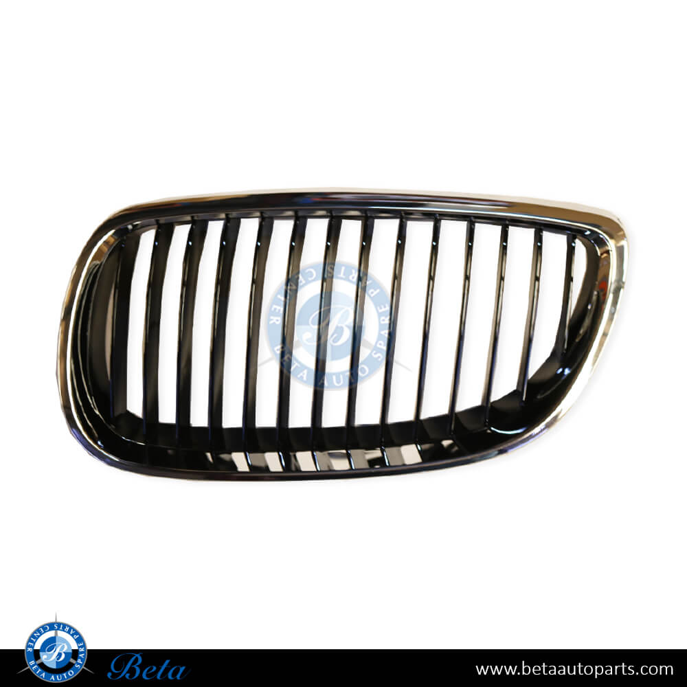 Left Side Radiator Grille - Black and Chrome for BMW 3 Series E93 / E92 2005-2008 models, Part Number 51137157275 Left Side Radiator Grille - Black and Chrome for BMW 3 Series E93 / E92 2005-2008 models, Part Number 51137157275